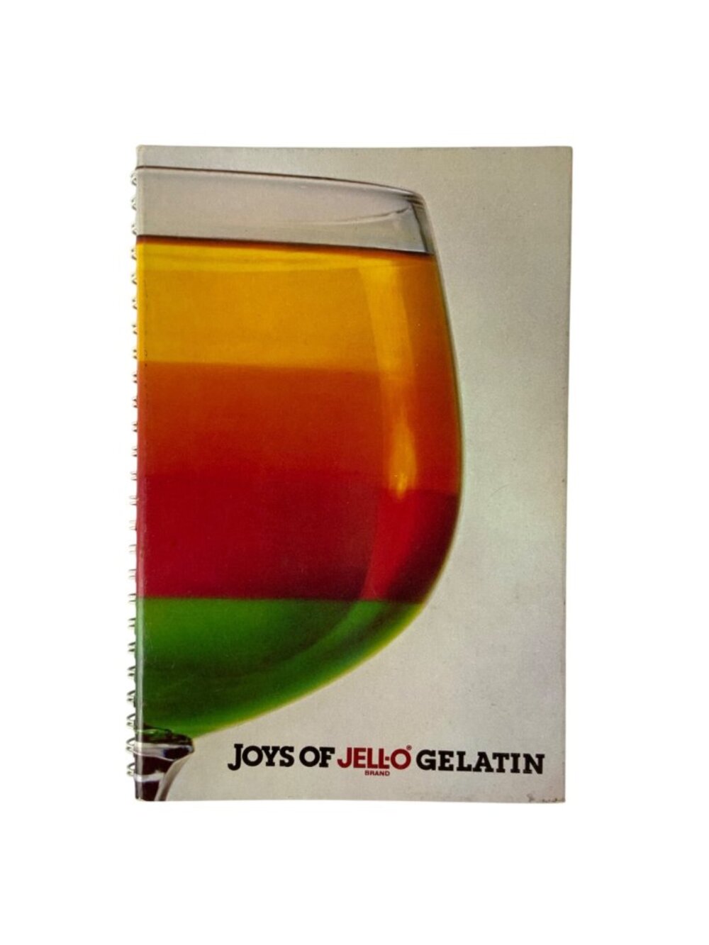 Joys Of Jell-O Gelatin Recipe Book 1981 First Edition Spiral Bound Cookbook